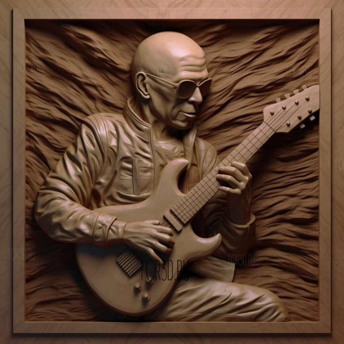 joe satriani 1 stl model for CNC